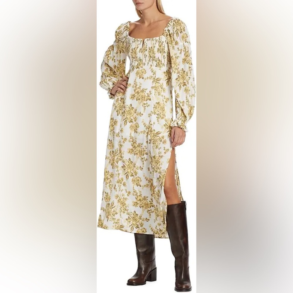 Free People Jaymes Floral Midi Dress